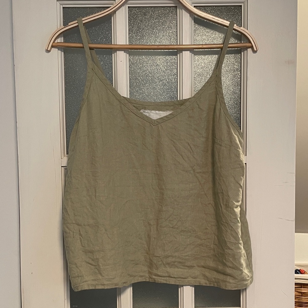 NotPERFECTLINEN Sorrento Cami Linen Top